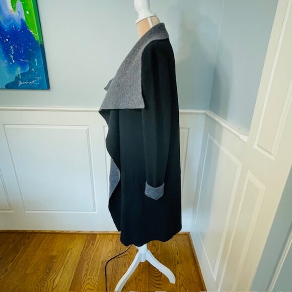 The Cashmere Project 100% Cashmere Open Front Long Cardigan Jacket Topper XS - Picture 5 of 7